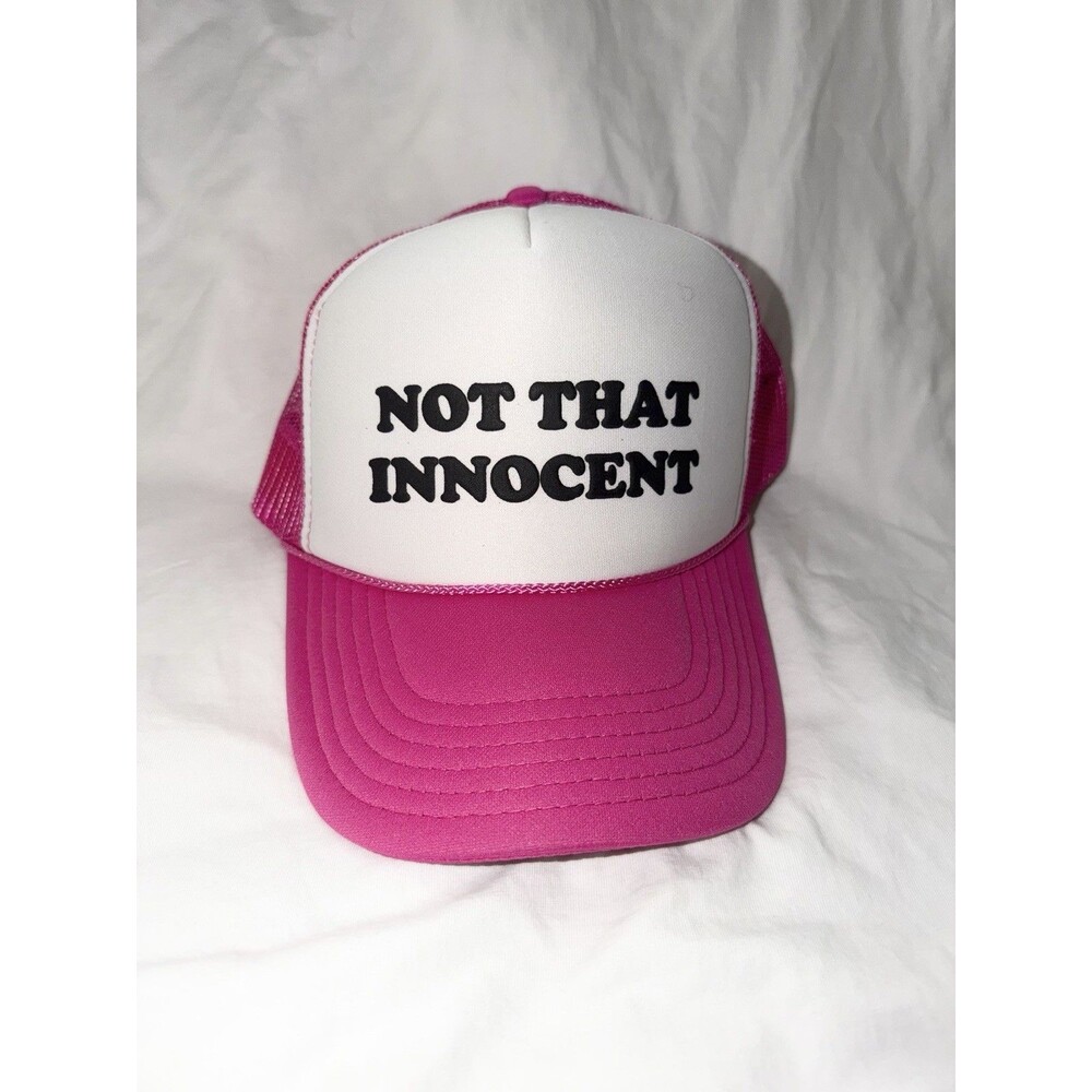 Britney Spears x Welcome Skateboards Not That Innocent Trucker Hat SnapBack